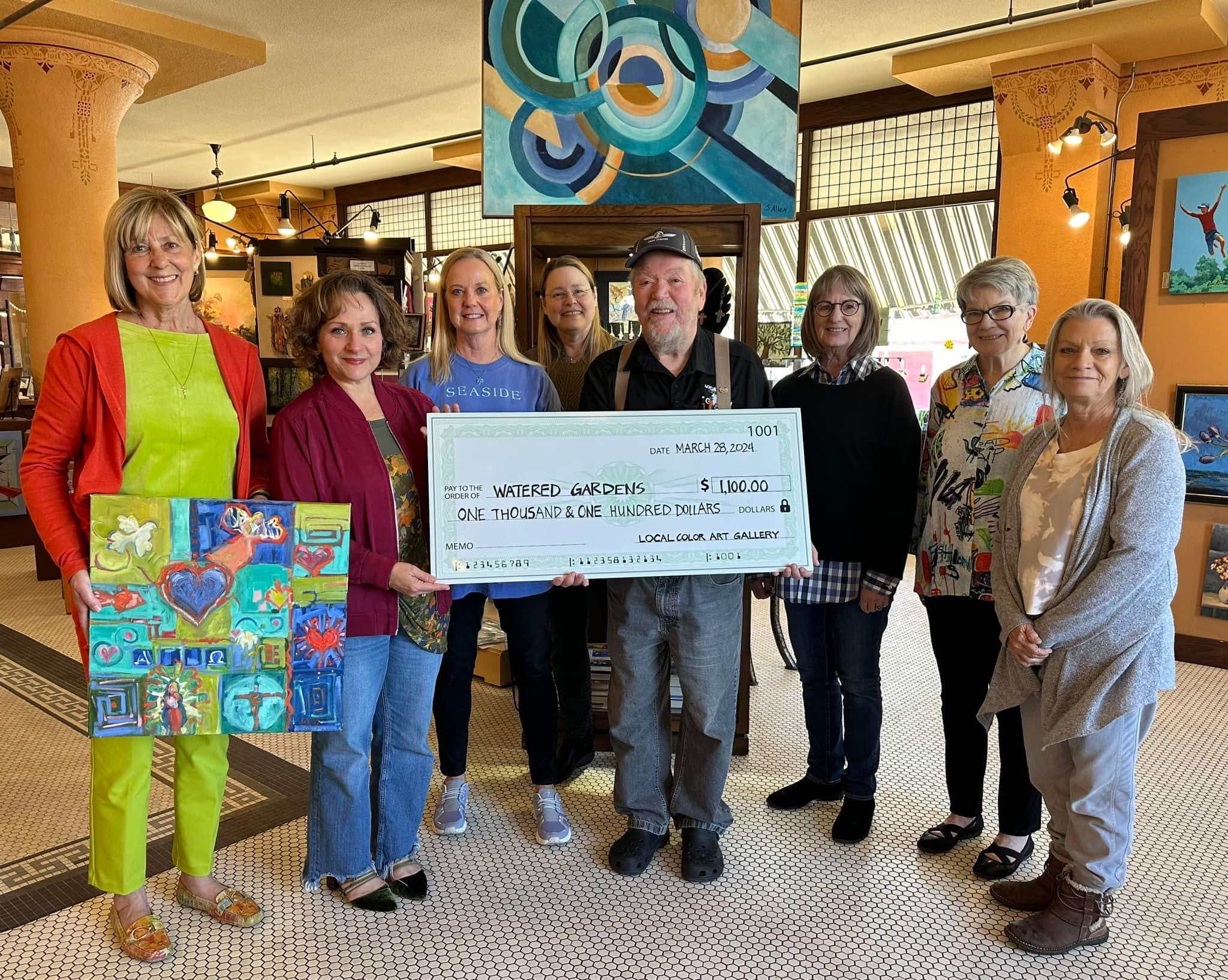 LCAG Raises $1,100 for Watered Gardens