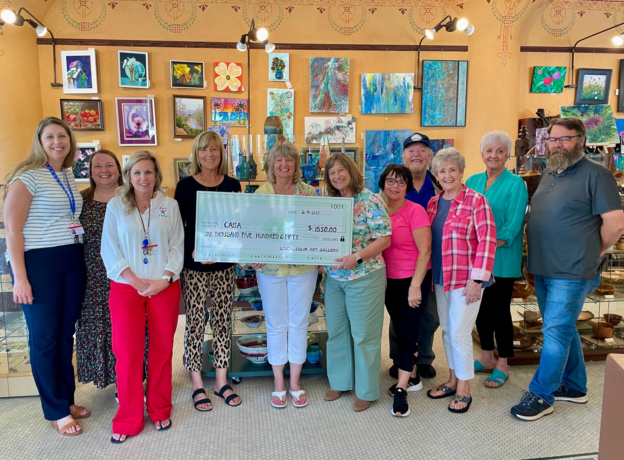 LCAG Raises $1,100 for Watered Gardens